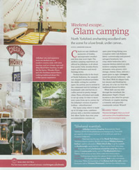Glam Camping article