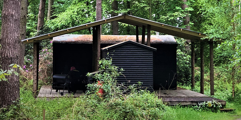 Woodcutter Hut Outside View