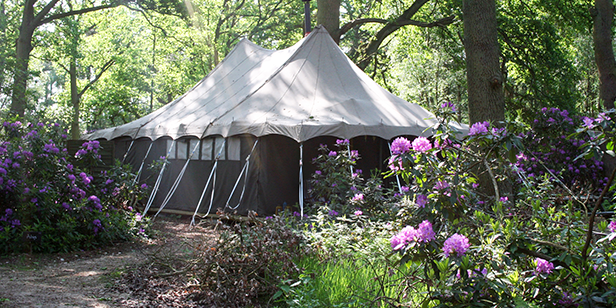 Outside Lodge Tent